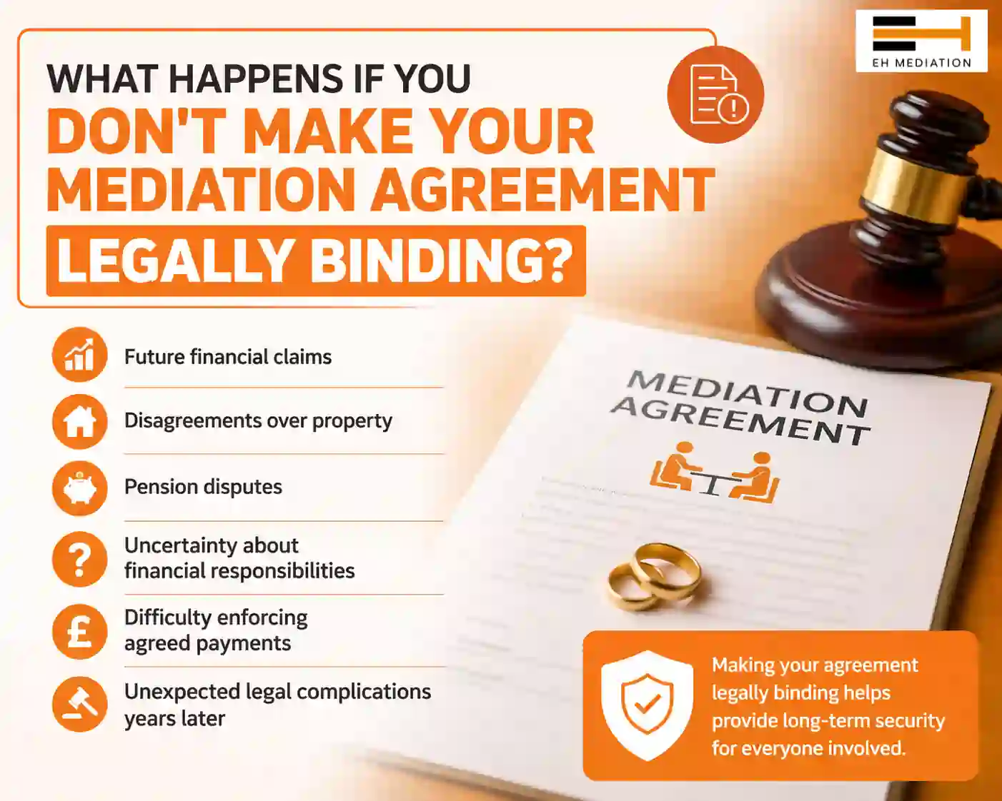 What Happens If You Don't Make Your Mediation Agreement Legally Binding Wiltshire?